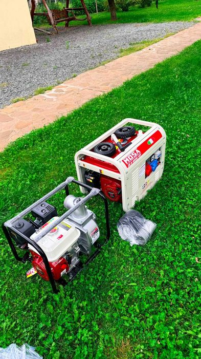 Motopompă Honda WT 40X și Generator MOSA GE S-6500 YDT – NOI