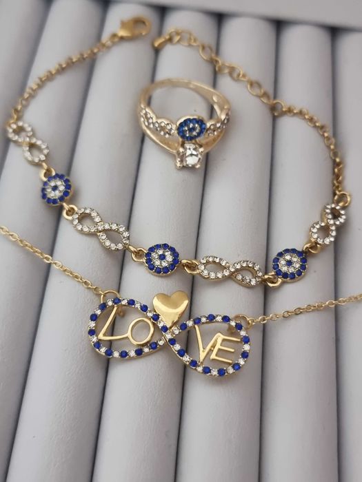 Комплект – колие, гривна и пръстен