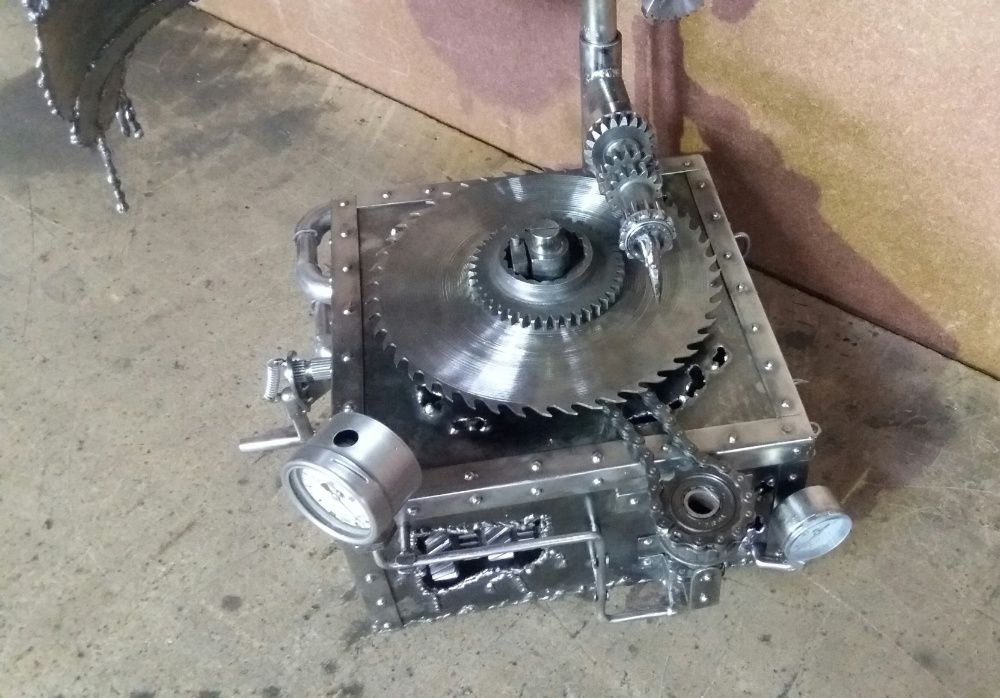 Декоративный светильник стимпанк.