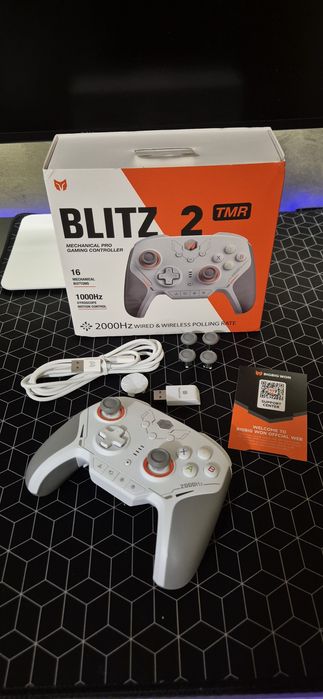 Controller BIGBIGWON Blitz 2 TMR – TMR Joysticks – 2000Hz – Wireless