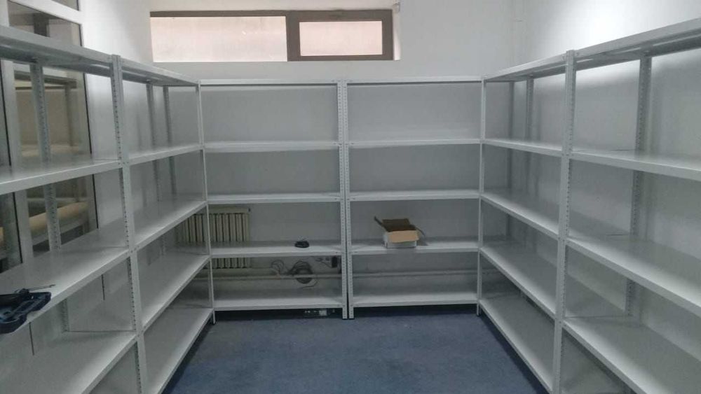 Стеллаж Металлический Универсальные Полки Складной Витрина Низкая Цена