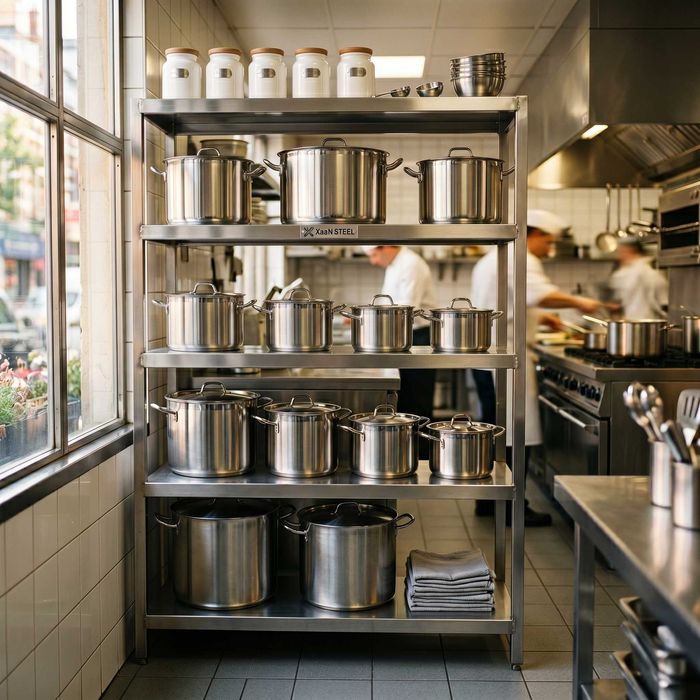 Zanglamaydigan po'latdan stellaj — XaaN Steel Стеллаж нержавейка