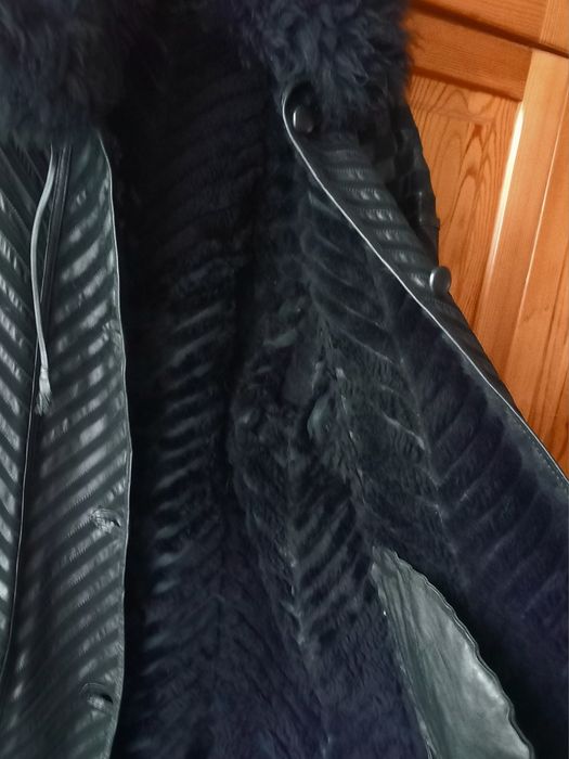 Кожено палто от агнешка кожа