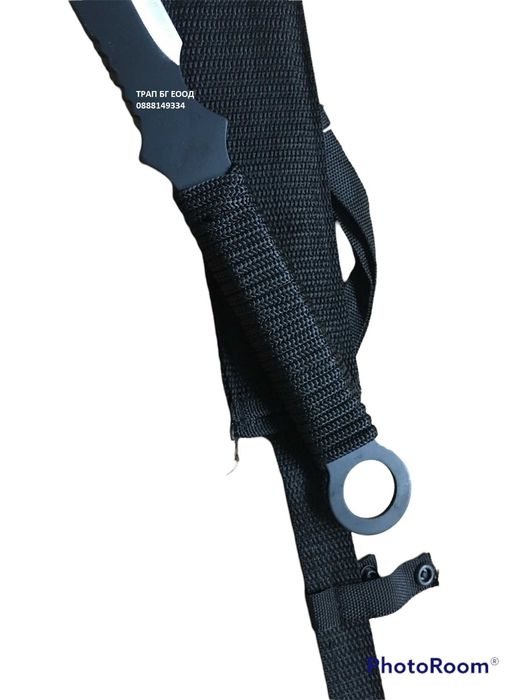 Катана Меч Танто Две разцветки  с кания за носене на гръб Мачете