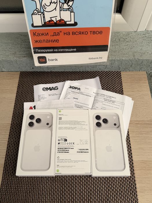 НОВ! 256Gb *ЛИЗИНГ* iPhone 17 Pro Silver 24М ГАРАНЦИЯ