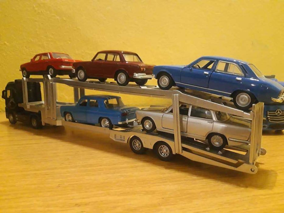 Autotren/autotrailer NOU, Scani si Mercedes Actros, scara 1:50