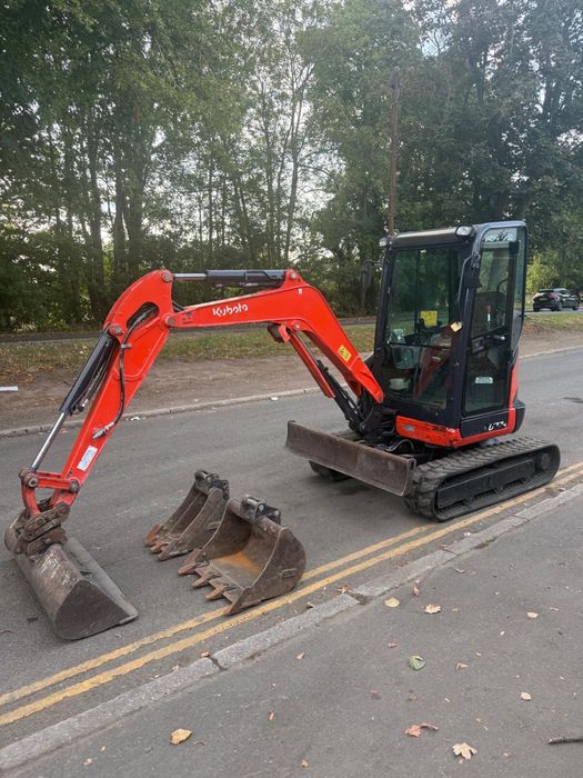 Vand miniexcavator Kubota U27-4 2018