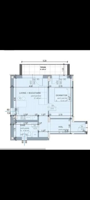 Închiriez apartament modern 2 camere, bloc nou