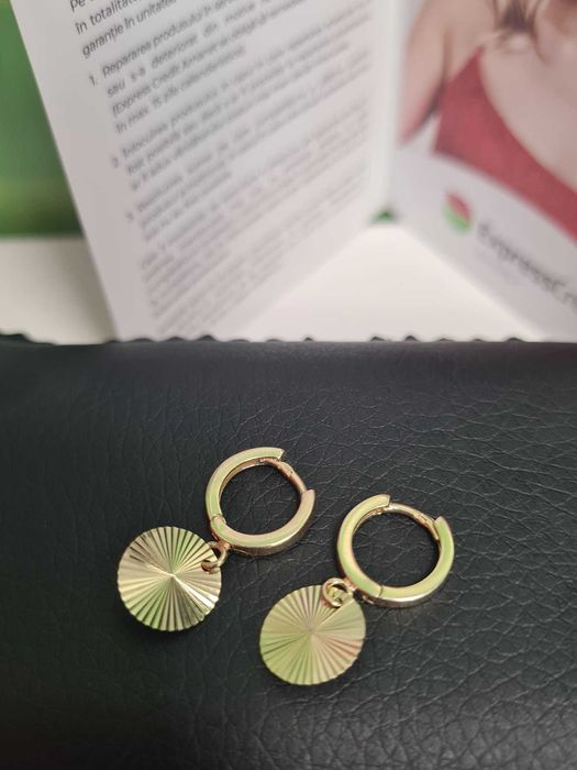 Cercei aur 14K 1,90g  (b.67817.2 Ag2 Tudor) Garantie 2 ani!