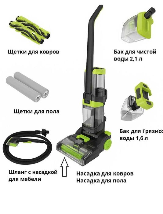 Пылесос вертикальный новый 3в 1