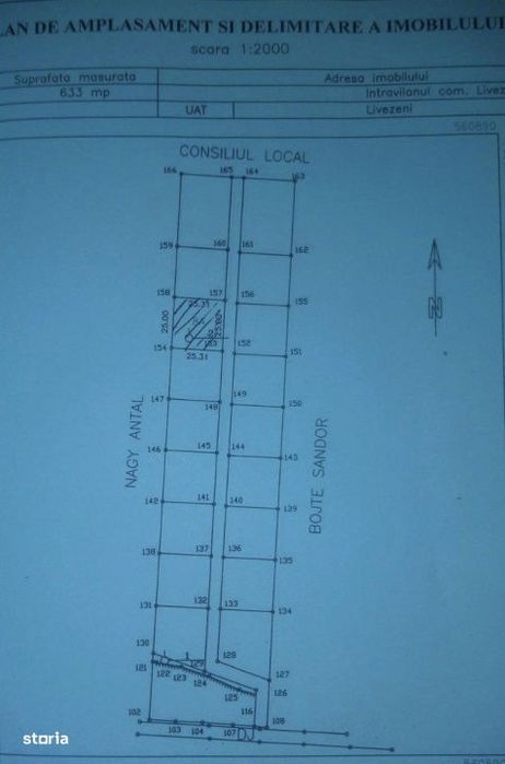 REPREZENATRE EXCLUSIVĂ! Teren intravilan constructii, zona superba, L