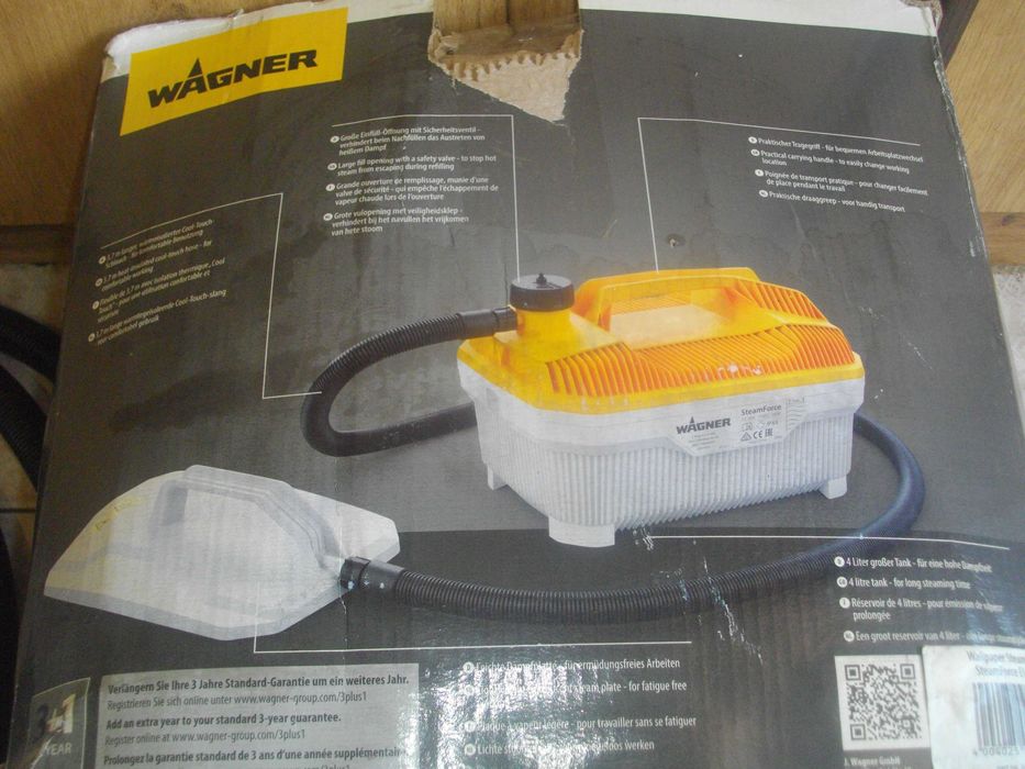 Нова немска ел. машина за сваляне на тапети 200W/4L/70min WAGNER STEAM