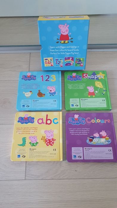 LEARN wtih PEPPA PIG box of books invatare lb engleza 10/10 Curier OLX