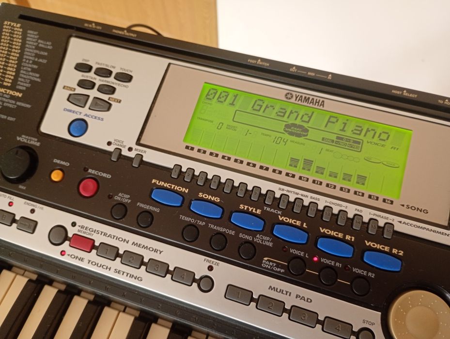 YAMAHA PSR-540 Floppy disk drive pian digital orgă electronică