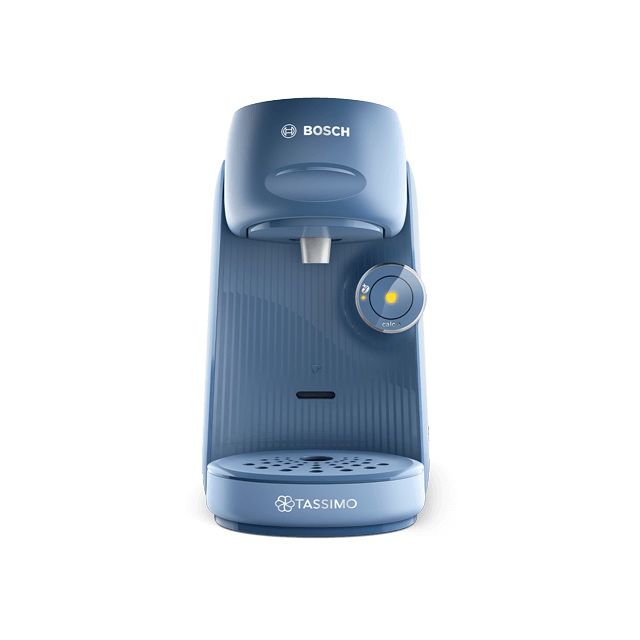 капсульная кофемашина Bosch Tassimo Finesse синего цвета.