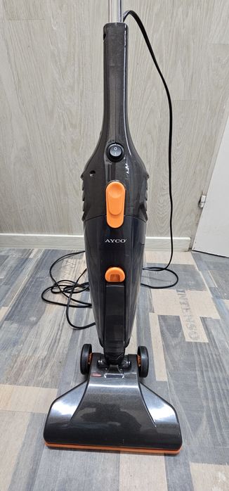 Прахосмукачка вертикална 2в1  AYCO HAVC-230, 600W, 500 мл, HEPA филтър, Циклон, Черен/оранжев