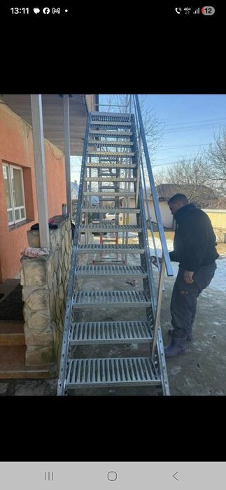 Facem scara zincata  la comanda și cum doriți montaj și transport grat