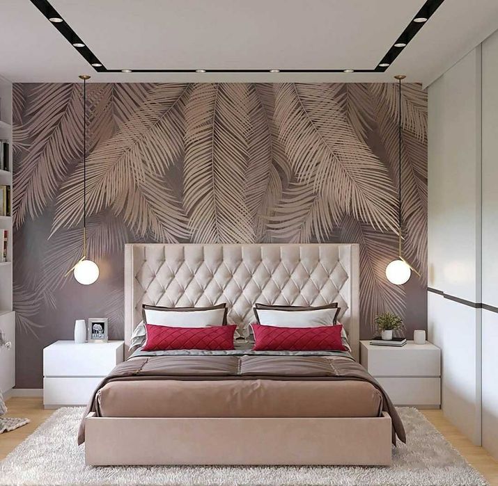 Бесшовные обои с полной лаковой заливкой