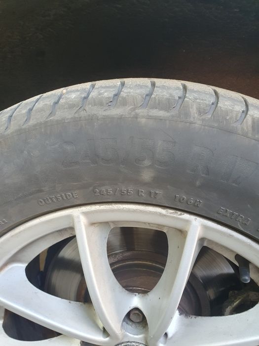 Set jante bmw x3 R17 5x120 cu Anvelope-245/55/17