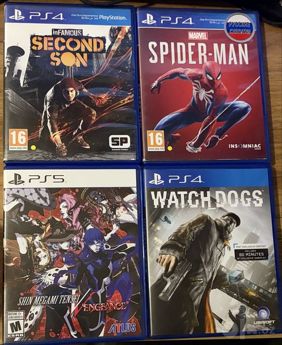 Игровые Диски для Playstation 4 и Playstation 5 топ хиты