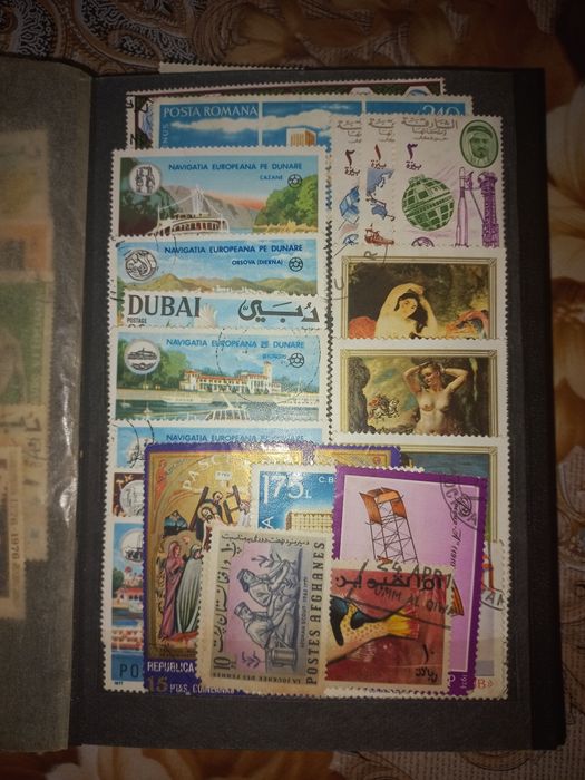 Clasor cu timbre (colectie) valoroase