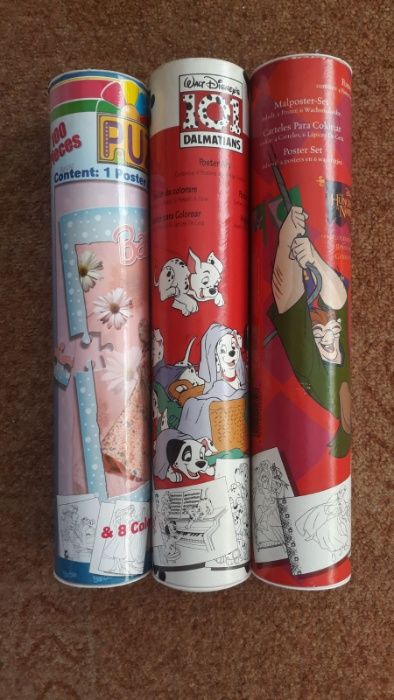 Пъзел на Барби и блокчета за оцветяване на анимационни герои