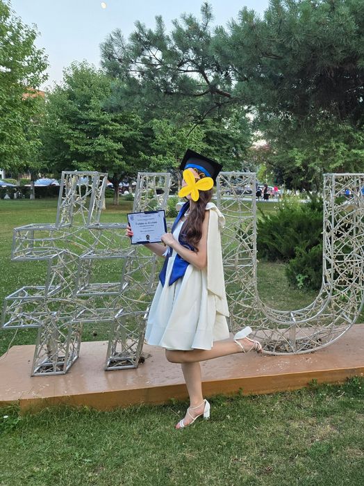 Rochie alba de cununie/absolvire