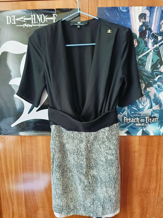 Costum cu top și fusta detașabilă (cu nasturi) Elisabetta Franchi