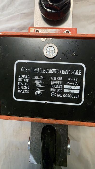 Крановые весы 10 тонн