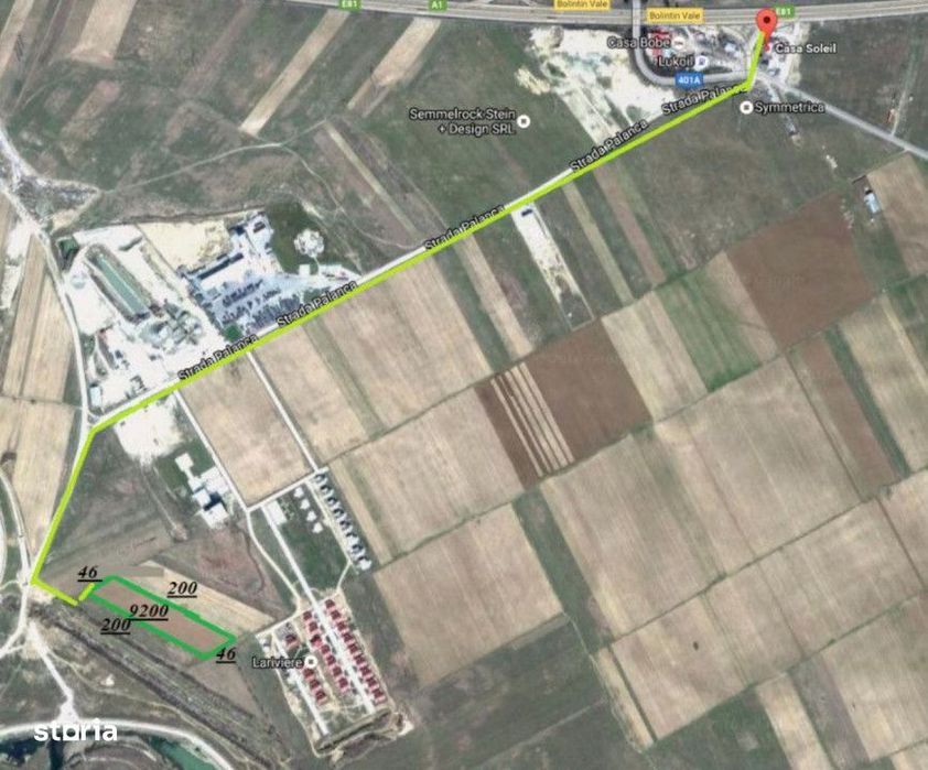 De vanzare Teren Intravilan Bolintin-Vale