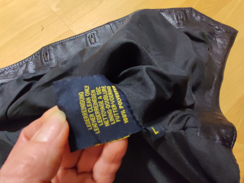 Елек естествена кожа размер L гръдна 106