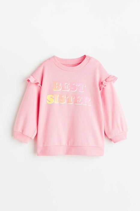 Лонгсливы H&M на девочек 1 и 2 г,хлопок,новые(голубые,розовые)