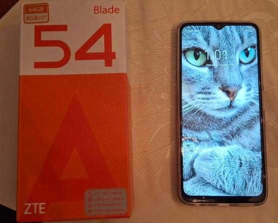 Telefon mobil ZTE Blade A54, 64GB, DualSIM, gri, 6,6", 4GB RAM, 5000mAh