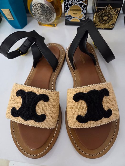 Sandale noi piele Celine