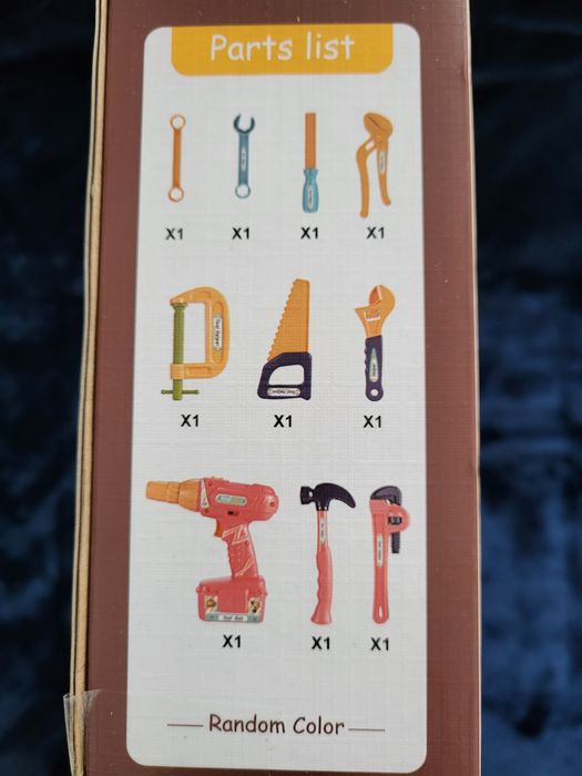 Конструктор с электр.дрелью и др инструментами