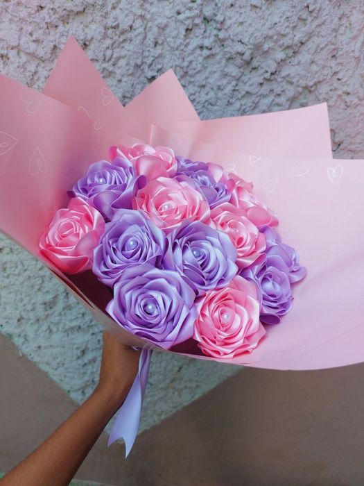 Атласные розы, сделаем быстро и качественно