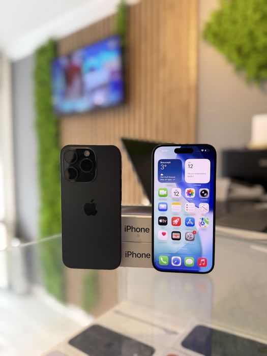 **ATS GSM**iPhone 15 Pro 128Gb Blue/Baterie89%/Fact+Gar 12 luni