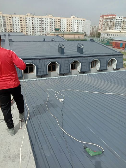 Tom yopish демонтаж кровля криьши, ремонт монтаж мягкой жёсткой кровли