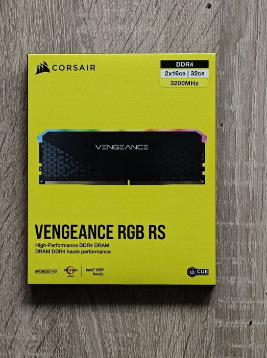 Memorie 32GB (2x16) DDR4 Corsair RGB RS 3200 MT/s sigilat / garantie pe viata