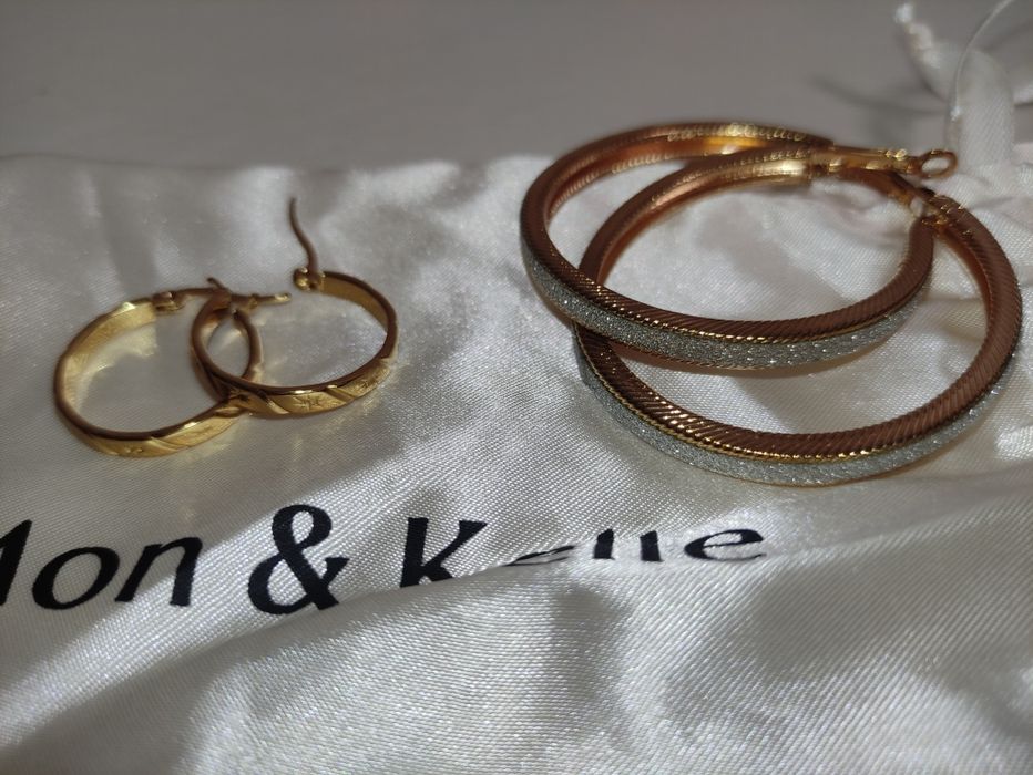 Серьги Конго бижутерия