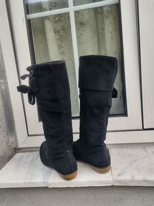Cizme dama piele intoarsa sau nabuk 36
