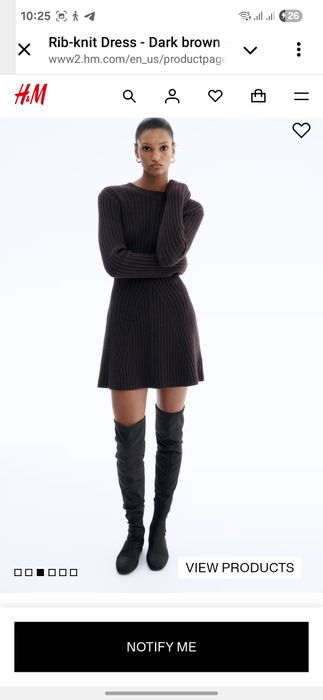 Платье.Вязанное,тёплое.Фирма Н М