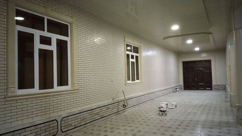 Travertn fasad ishlar