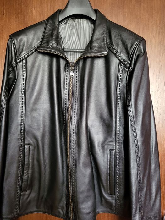 Мъжко яке от естествена кожа - ново