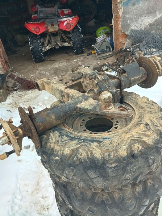 Roți ATV lihai+ punte spate completa.