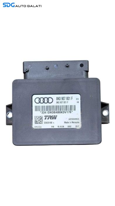 Unitate Modul Calculator Frana de Mana Audi A4 B8 2008 - 2016 Cod 8K0907801F 32620190 A2C53329520 [L8031]