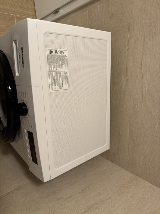 Masina de spalat rufe DWD-MV1011-4 Daewoo, 6 kg, 1000 rpm, clasa A, motor inverter, Program Abur, 12 programe, Alb