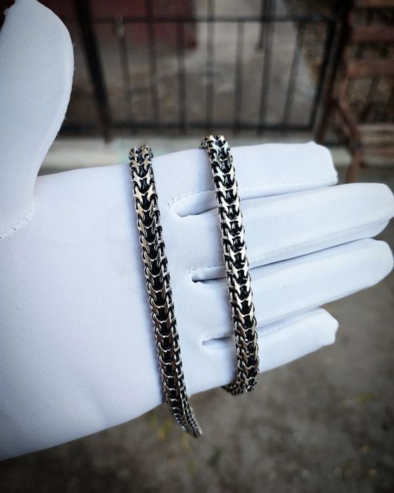 Цепь 2хручеек серебро 925пр