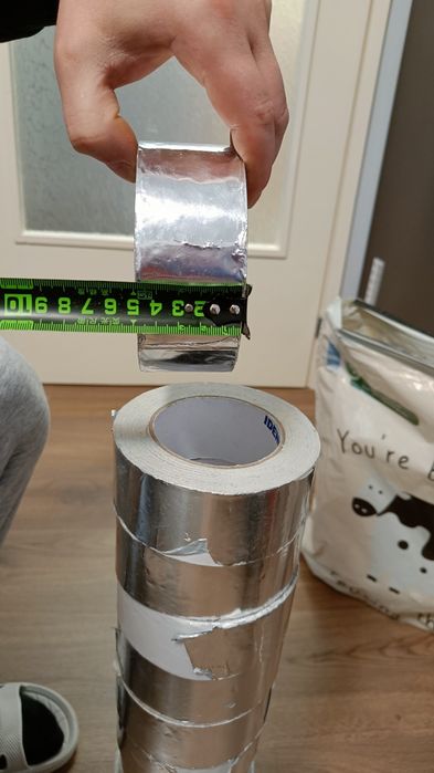 Алуминиево самозалепващо фолио (тиксо) – 2 размера