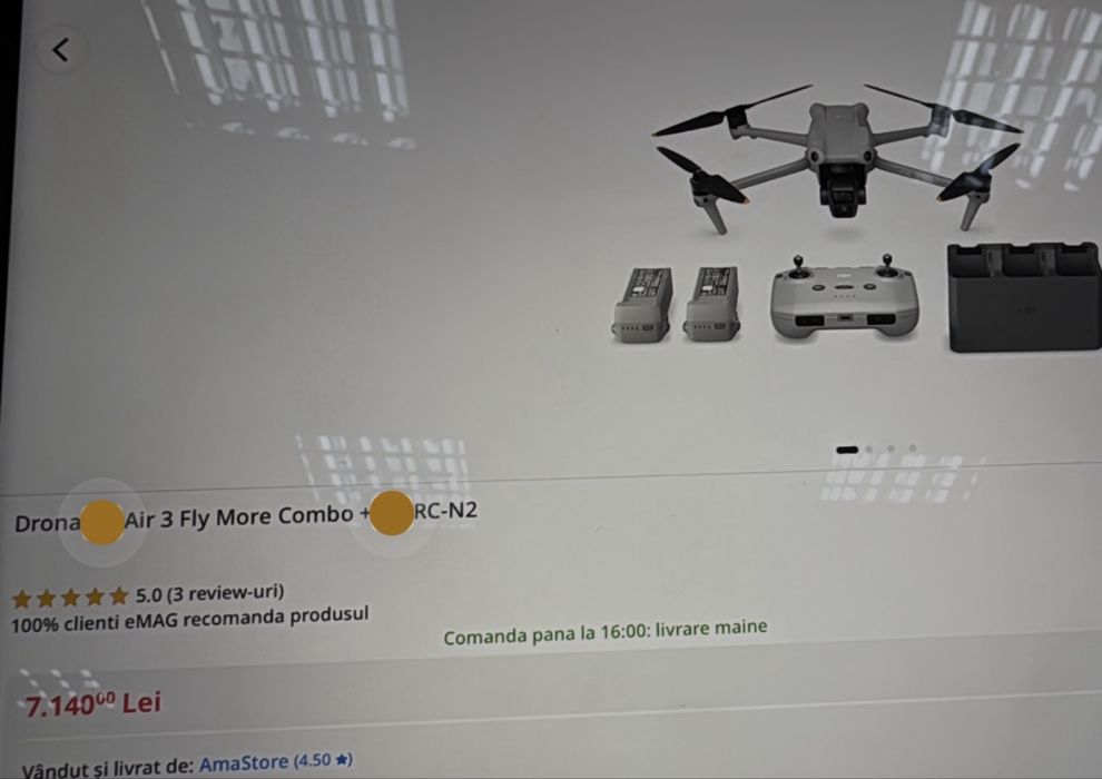 Dji Air3 Fly more Combo 3Baterii
